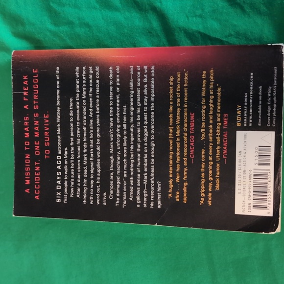 The Martian A Novel by Andy Weir - Picture 2 of 4